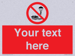 Custom No parasailing